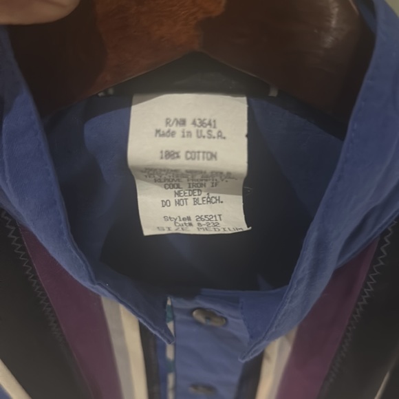 Vintage 80s Kayo of California Floral Western Button Up Shirt rare long sleeve - Picture 7 of 7